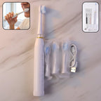 Electric Toothbrush – Rechargeable with 3 Extra Replacement Heads - 4
