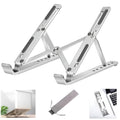 Foldable Aluminium Laptop Stand – 6-Level Adjustable Riser