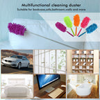 Extendable Microfiber Duster – For Fan & High Ceiling Cleaning | Velvet Wipe - 7