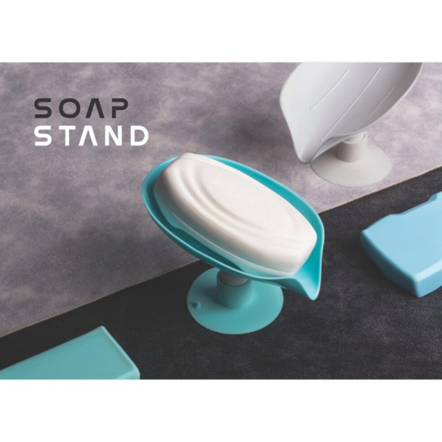 Self Draining Soap Dish – Suction Cup Holder | VelvetBubbles - 6