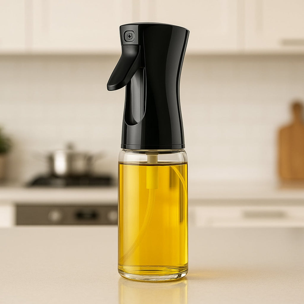 Oil Spray Bottle 300ml – Fine Mist Glass Sprayer for Cooking & Air-Fryer