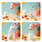 Portable USB Juicer – 420ml Rechargeable Blender | Siplix - 6
