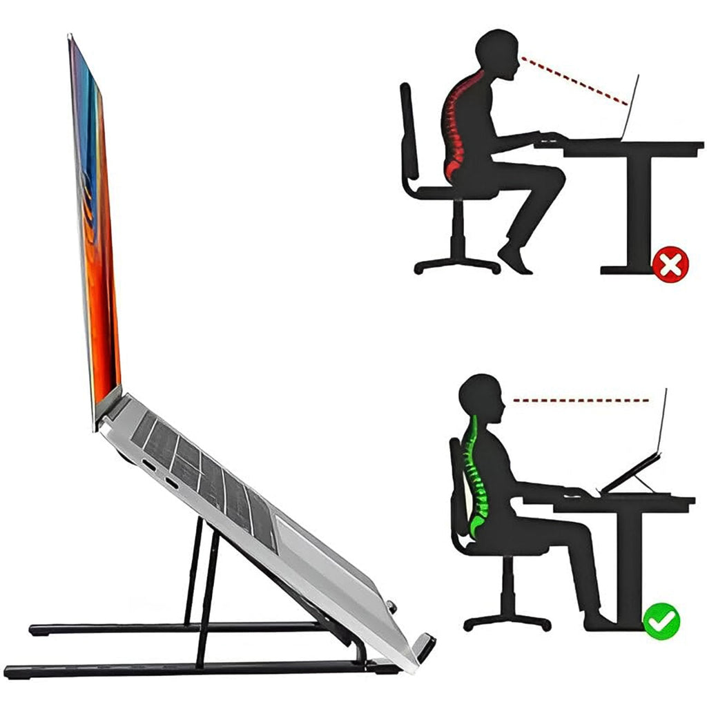 Adjustable Laptop Stand – Ergonomic Foldable Aluminum Design - 4