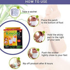 Detox Foot Pads with Ginger & Salt – 10 Pcs | Velvet Wellness - 6