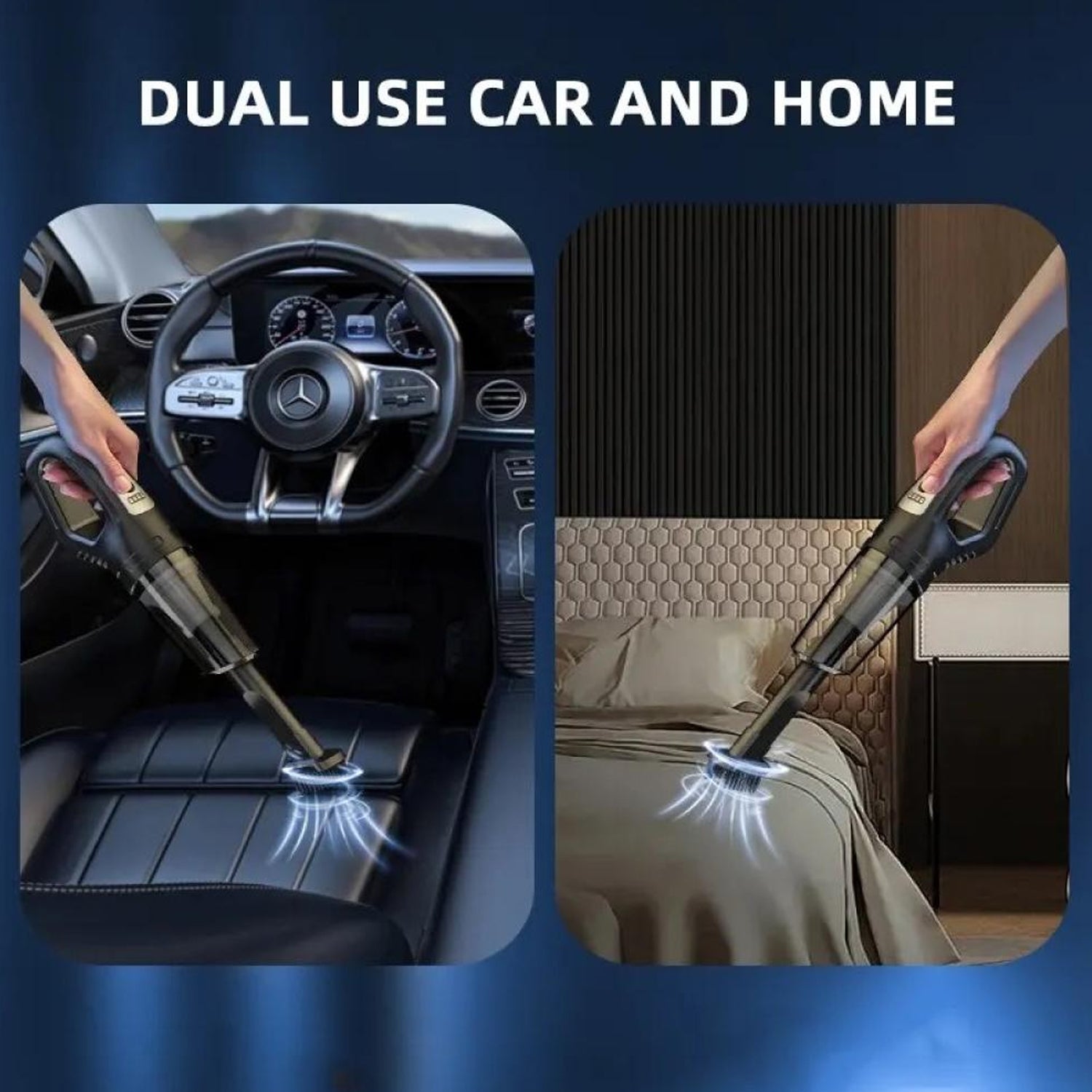 Wireless Car Vacuum Cleaner – Portable 2-in-1 Dust Buster | Velvet Wheels - 4
