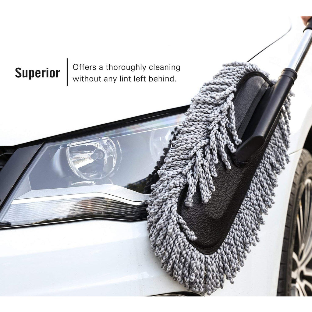 Car Duster – Retractable Handle Microfiber | Velvet Wheels - 7