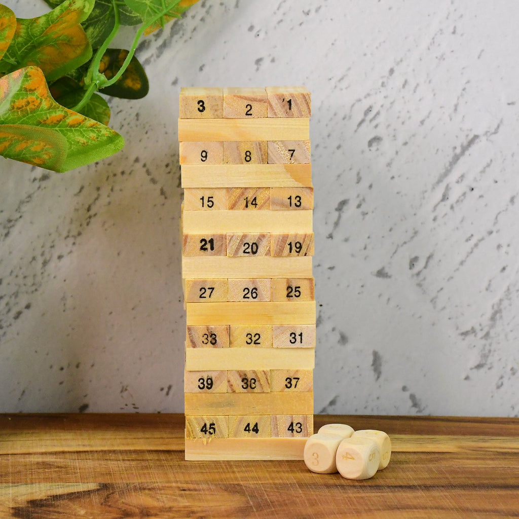Wooden Stacking Game – Tumbling Tower Fun for Kids | BlissDolly - 6
