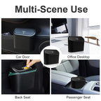 Mini Car Trash Can with Lid – Waterproof & Leak-Proof | Velvet Wheels - 6