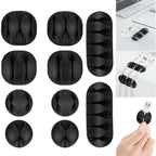 Cable Organiser Clips – Self-Adhesive Wire Management (10 Pc) | DigixDrive - 6