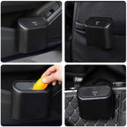 Mini Car Trash Can with Lid – Waterproof & Leak-Proof | Velvet Wheels - 7