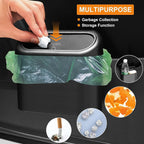 Mini Car Trash Can with Lid – Waterproof & Leak-Proof | Velvet Wheels - 8