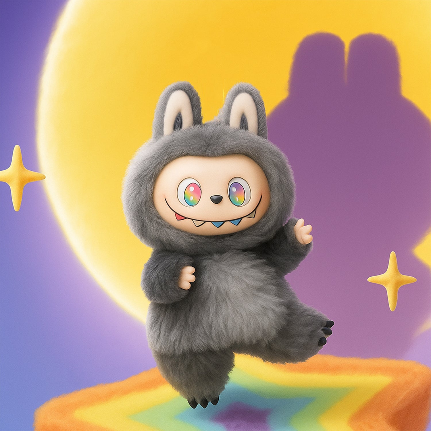 Plush Keychain – Soft Cartoon Animal Toy for Bags - 8