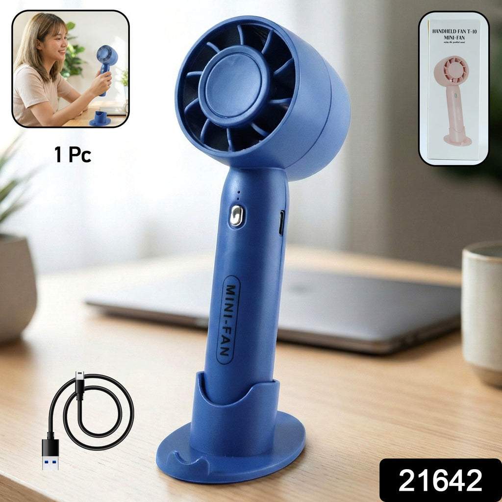 Rechargeable Mini Handheld Fan – Portable Personal Cooling - 2