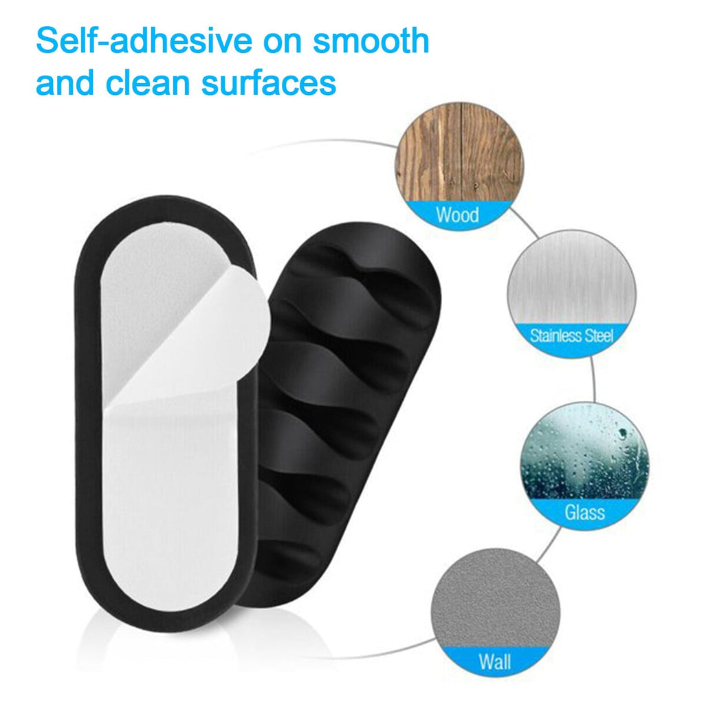 Cable Clips – Multi-Purpose Wire Holder for Desk & Home | Deskrova - 8