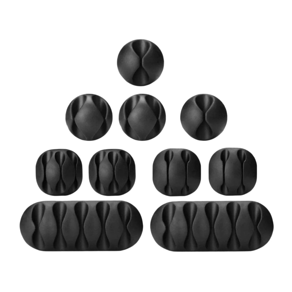 Cable Organiser Clips – Self-Adhesive Wire Management (10 Pc) | DigixDrive - 5