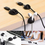 Cable Organiser Clips – Self-Adhesive Wire Management (10 Pc) | DigixDrive - 3