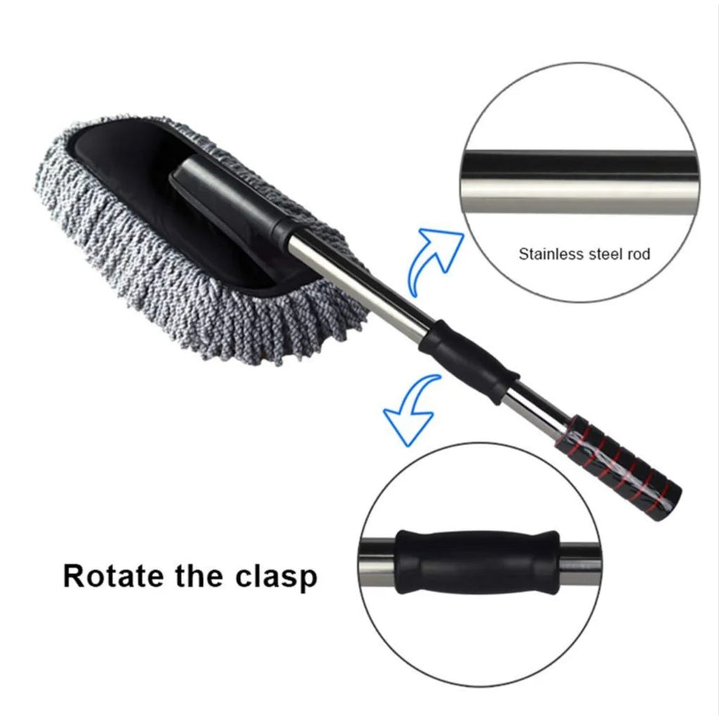 Car Duster – Retractable Handle Microfiber | Velvet Wheels - 5