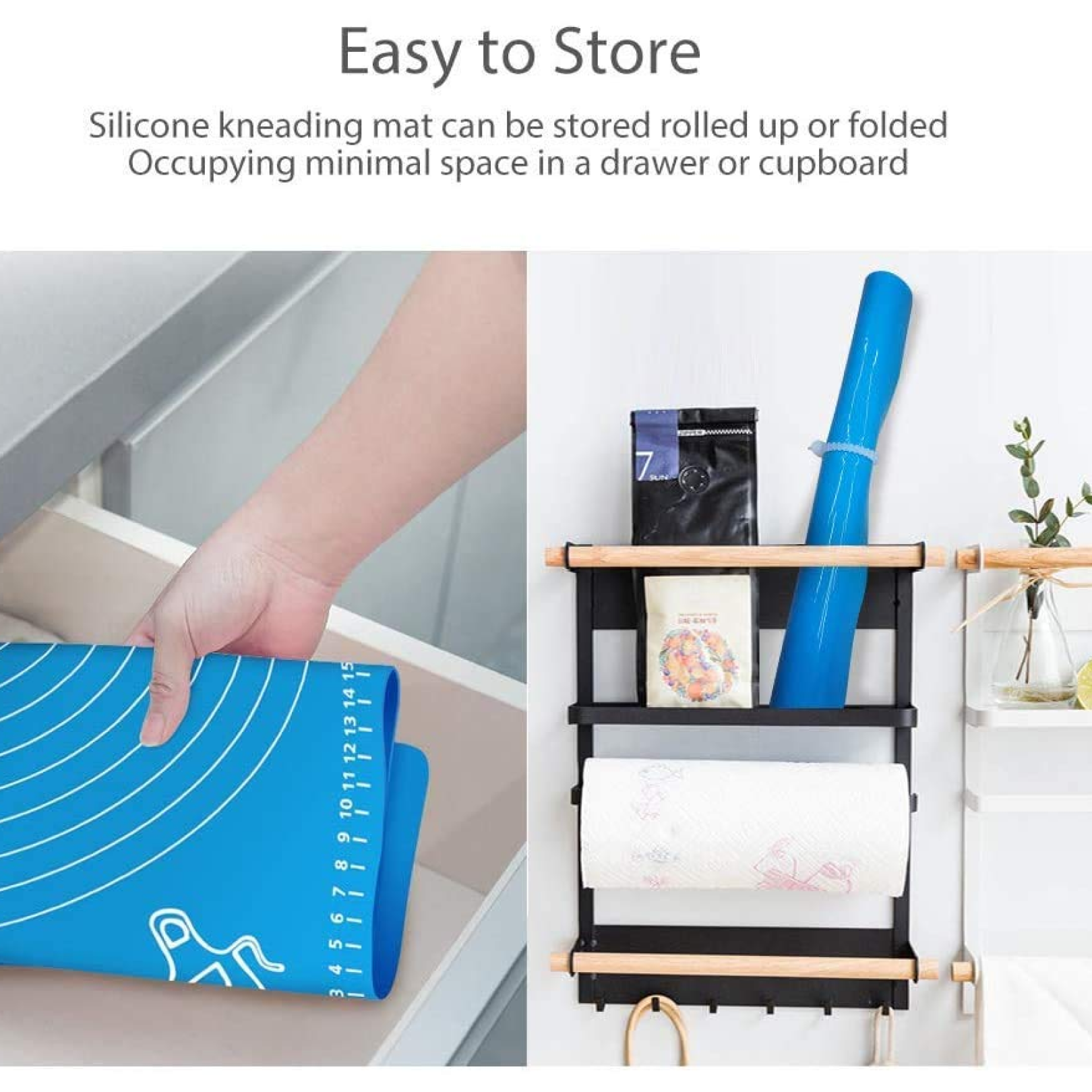 Silicone Baking Mat – Non-Stick Dough & Fondant Rolling | Dish Verse - 4