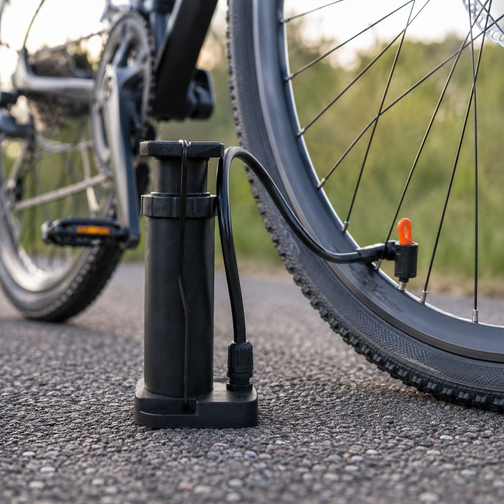 Mini Foot Pedal Air Pump – Portable High-Pressure Inflator for Bikes & Balls - 4