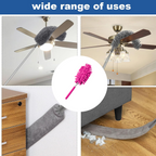 Extendable Microfiber Duster – For Fan & High Ceiling Cleaning | Velvet Wipe - 6