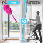 Extendable Microfiber Duster – For Fan & High Ceiling Cleaning | Velvet Wipe - 4