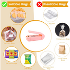 Mini Plastic Bag Sealer – Portable Heat Sealing Machine | FERVENT - 4