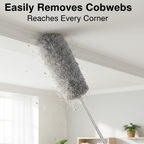 Microfiber Duster – 100-Inch Extendable Handle | Velvet Wipe - 3
