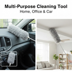 Microfiber Duster – 100-Inch Extendable Handle | Velvet Wipe - 8