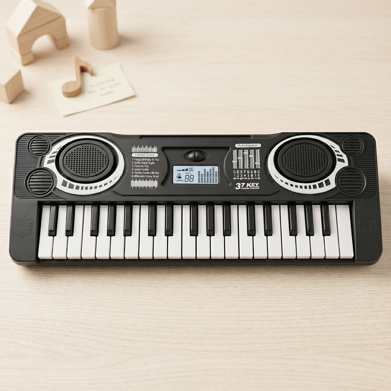 Electronic Musical Keyboard Toy – Multiple Sounds & Rhythms for Kids - 8