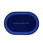 Non-Slip Oval Bath Mat – Super Absorbent Soft Velvet Surface - 5