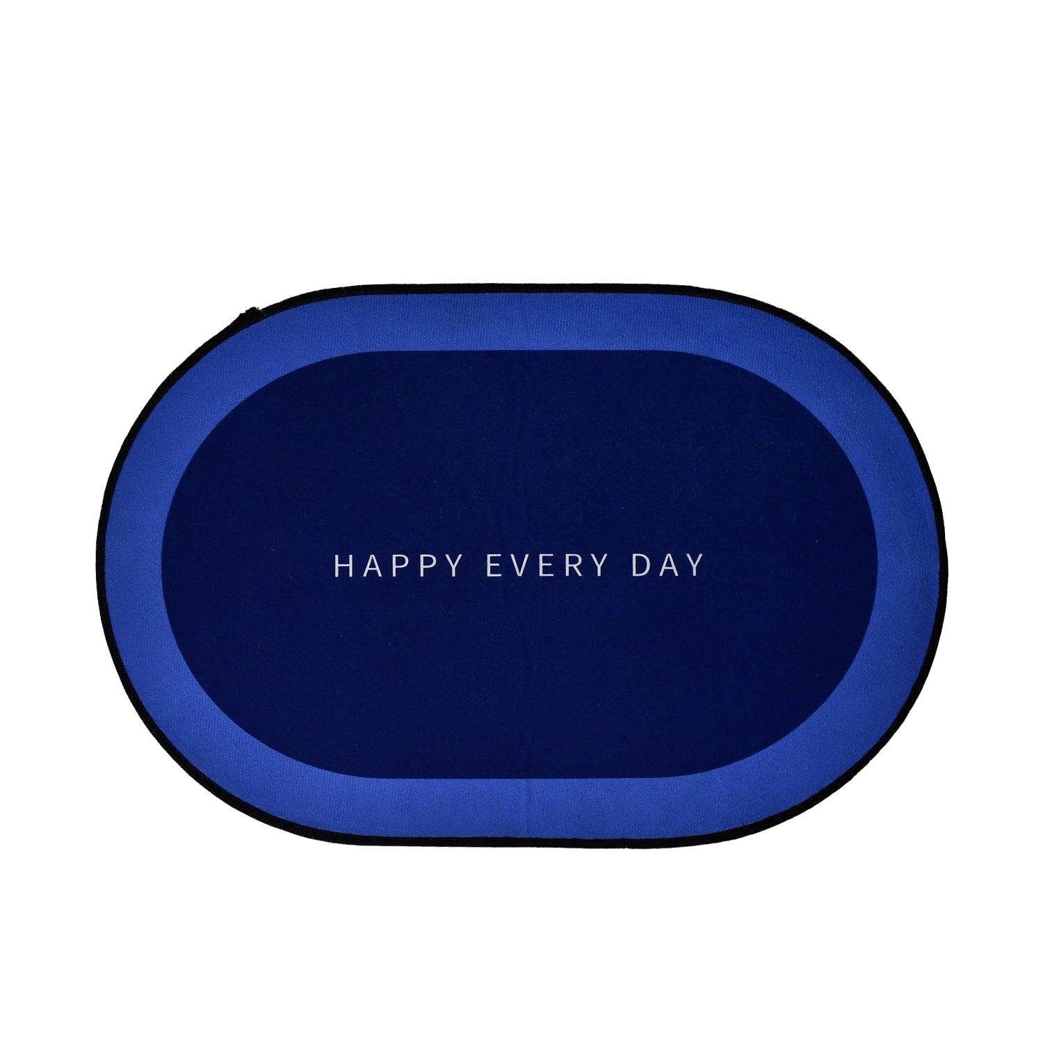 Non-Slip Oval Bath Mat – Super Absorbent Soft Velvet Surface - 5