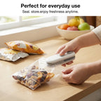 Mini Bag Sealer – 2 in 1 Portable Heat Seal & Cutter | ChefAura - 8
