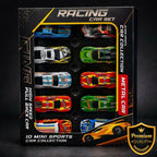 Pull-Back Racing Cars – Set of 10 Mini Metal Toy Cars
