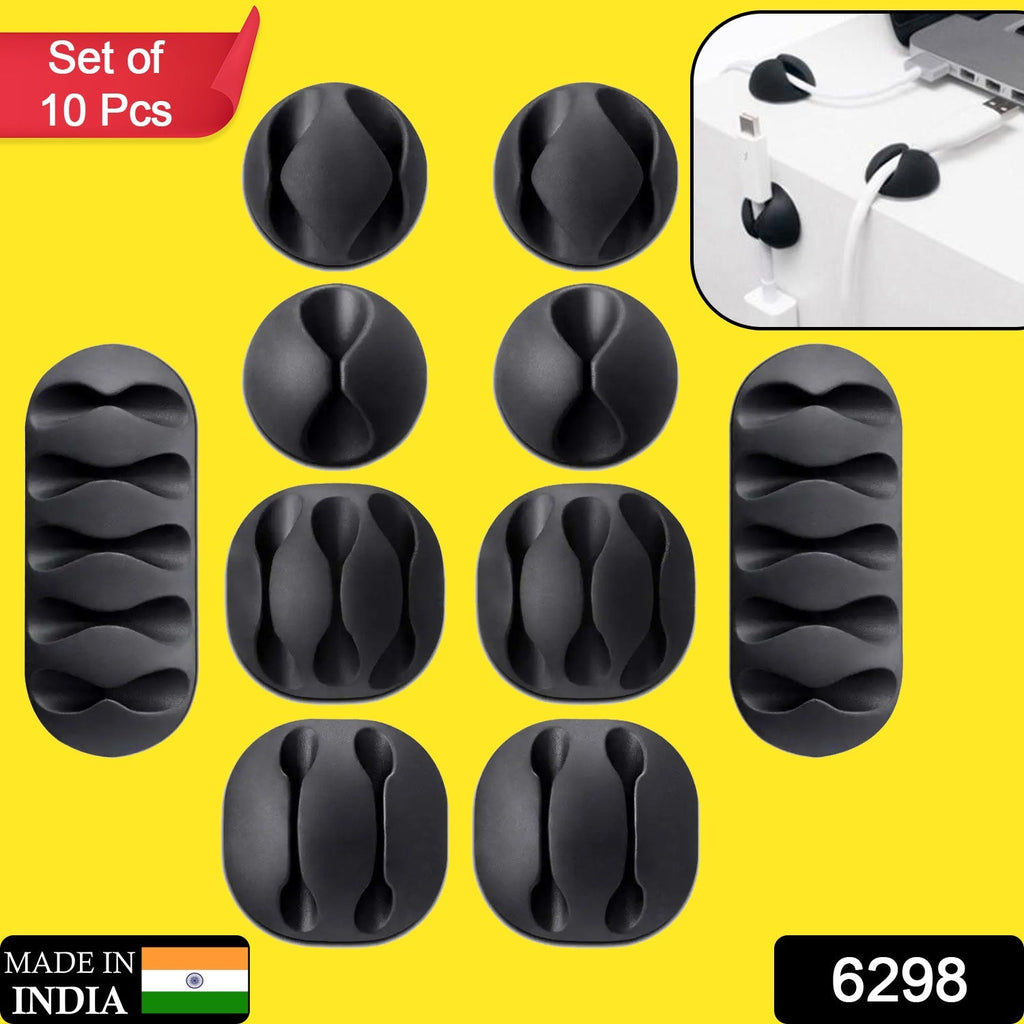 Cable Organiser Clips – Self-Adhesive Wire Management (10 Pc) | DigixDrive - 2
