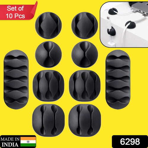 Cable Organiser Clips – Self-Adhesive Wire Management (10 Pc) | DigixDrive - 2