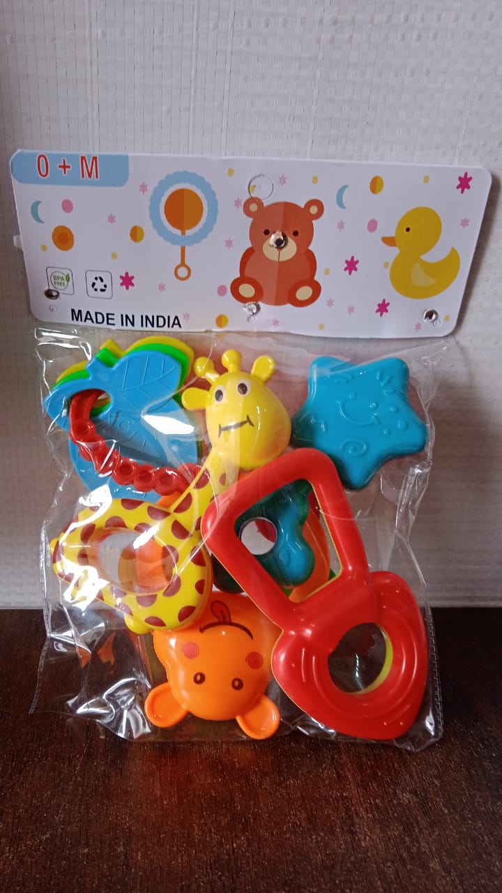Baby Rattle Toys Set – Safe, Colorful Sensory Play for Infants - 8
