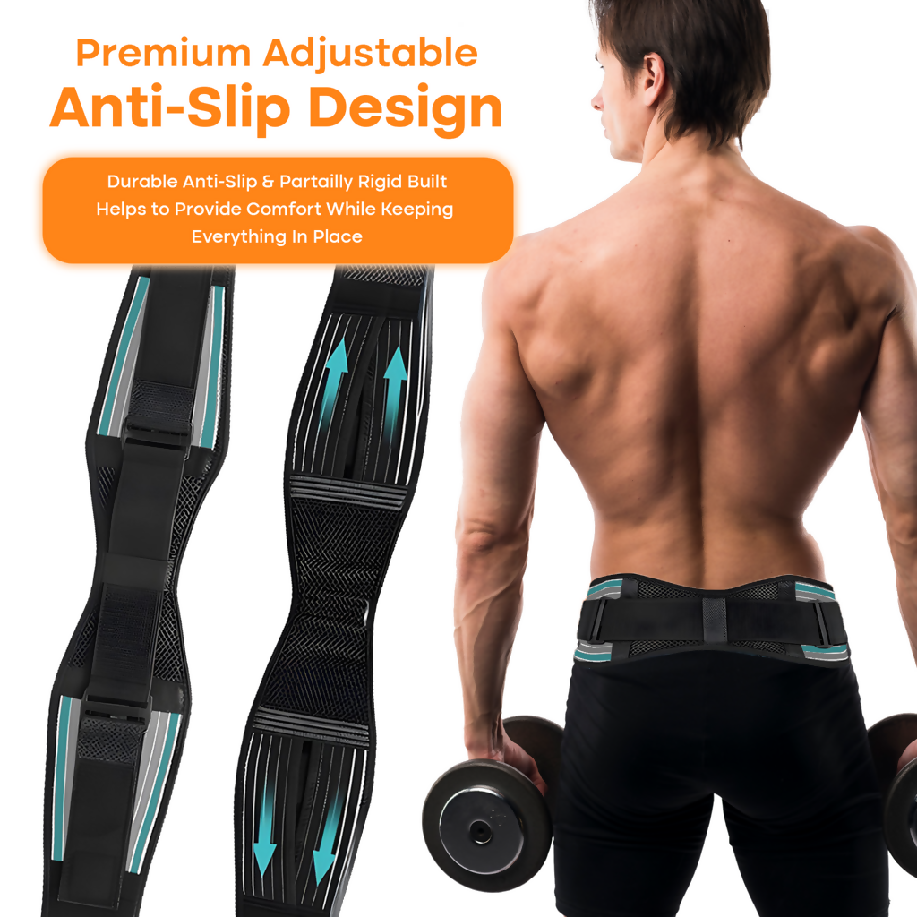 Lower Back Support Belt – Adjustable for Pain Relief & Posture - 5