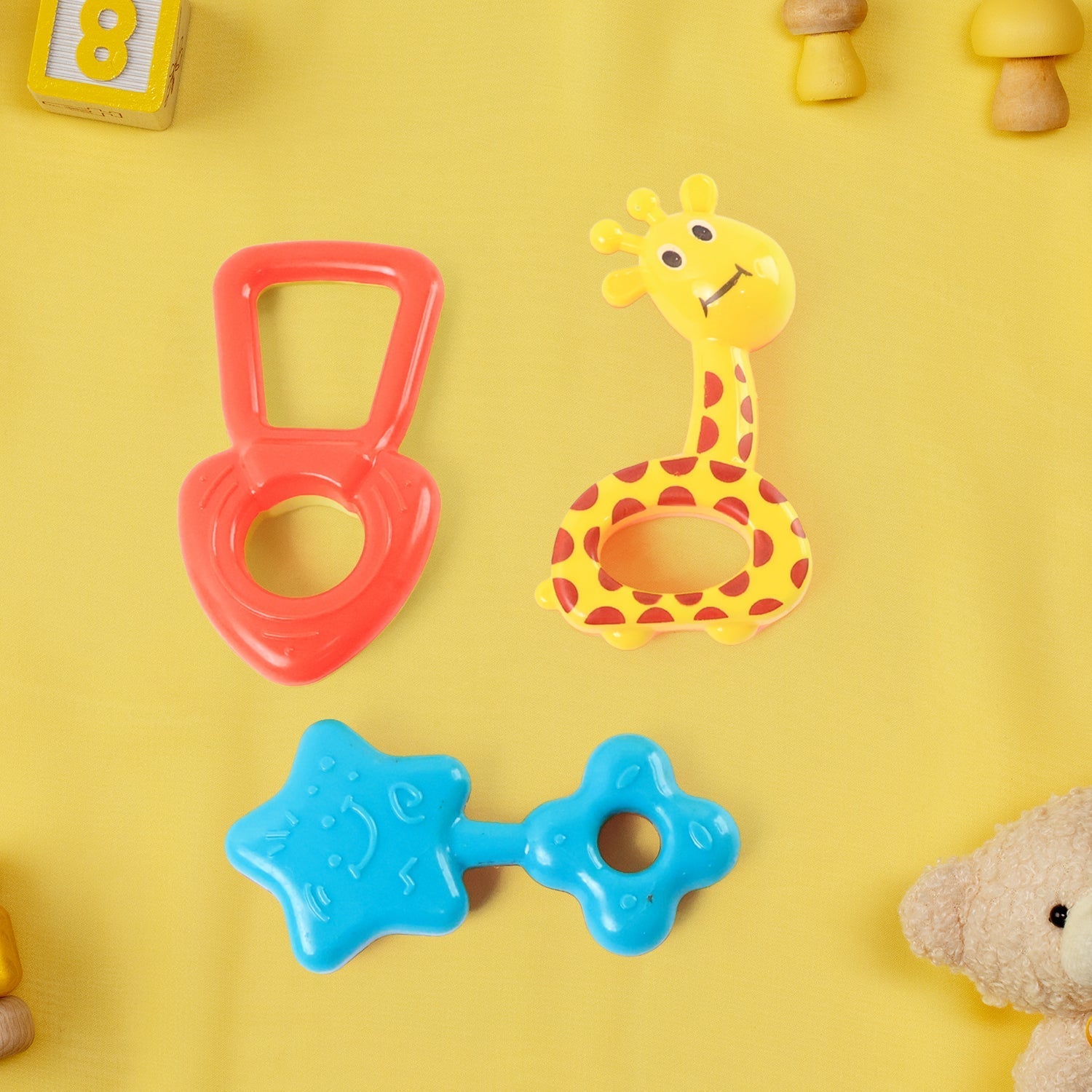 Baby Rattle Toys Set – Safe, Colorful Sensory Play for Infants - 7