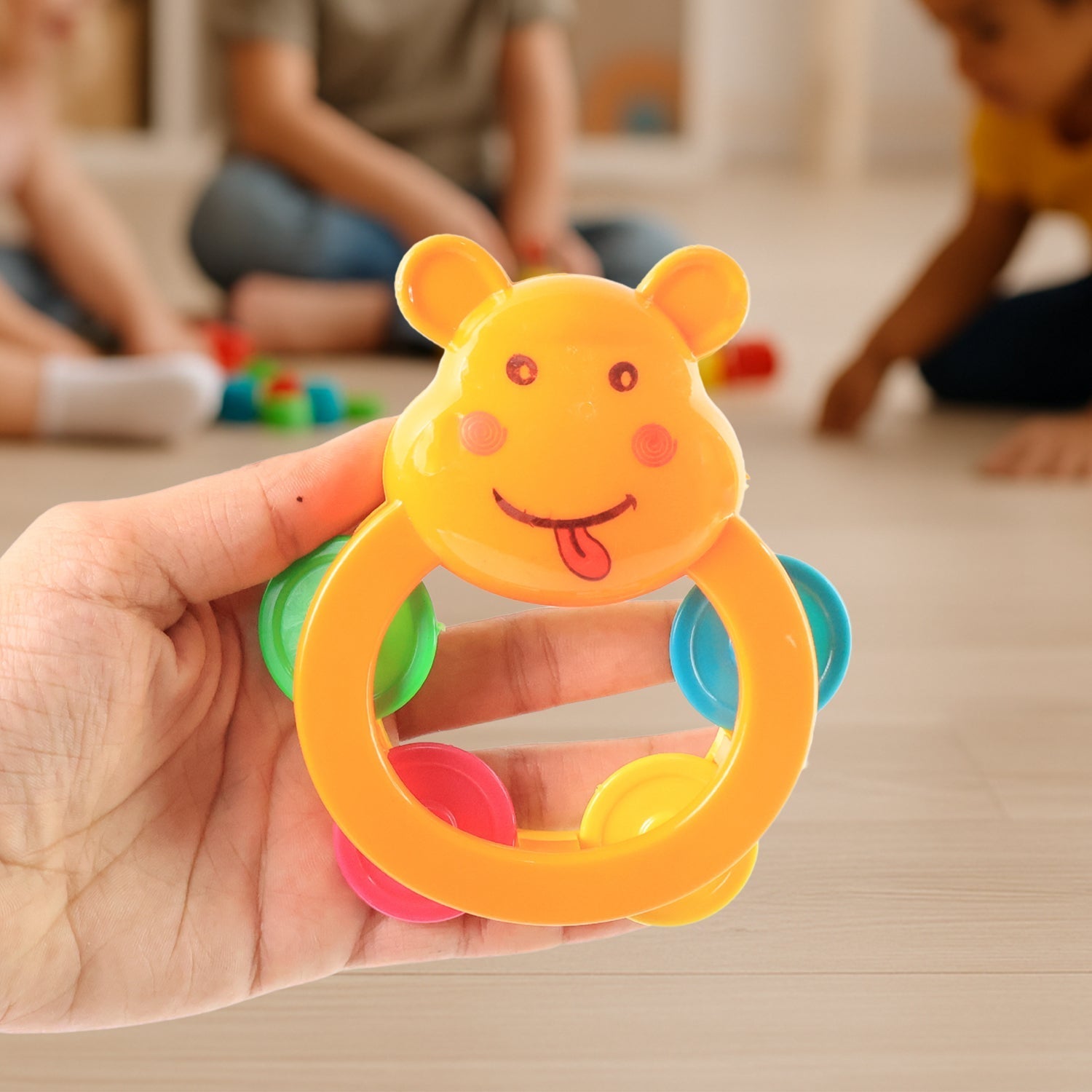 Baby Rattle Set – 8 Pieces of Safe Colorful Toys - 3