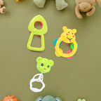 Baby Rattle Set – 8 Pieces of Safe Colorful Toys - 4