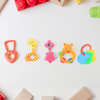 Baby Rattle Toys Set – Safe, Colorful Sensory Play for Infants - 6
