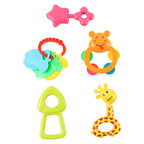 Baby Rattle Toys Set – Safe, Colorful Sensory Play for Infants - 5