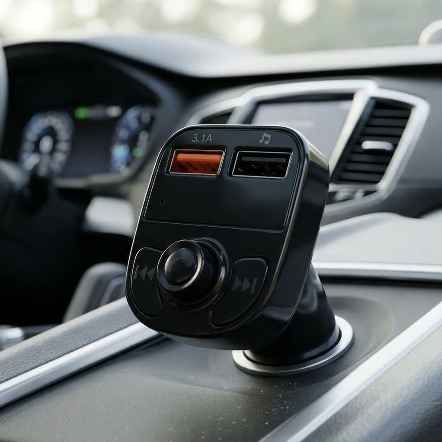 Wireless Car Charger – Dual USB Fast Charging & Handsfree Use - 5