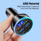 Multi-Port Car Charger – Fast 4 USB Ports for 12V/24V Vehicles - 3