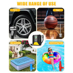 Car Tyre Air Compressor – Mini Digital Portable Pump with LCD - 4