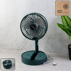 Telescopic Foldable Mini USB Desk Fan – Adjustable & Quiet Cooling - 2