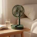Telescopic Foldable Mini USB Desk Fan – Adjustable & Quiet Cooling - 7