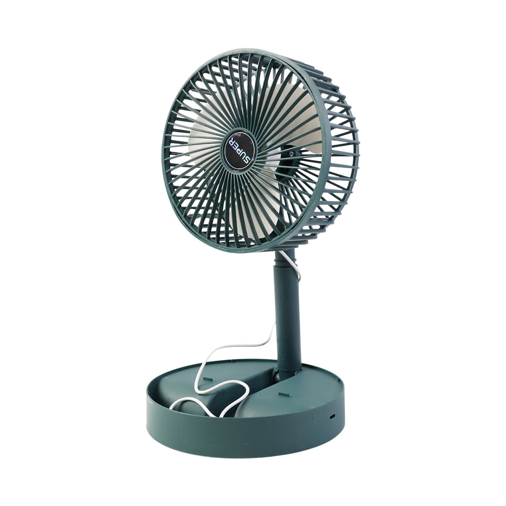 Telescopic Foldable Mini USB Desk Fan – Adjustable & Quiet Cooling - 6