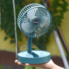 Telescopic Foldable Mini USB Desk Fan – Adjustable & Quiet Cooling - 4