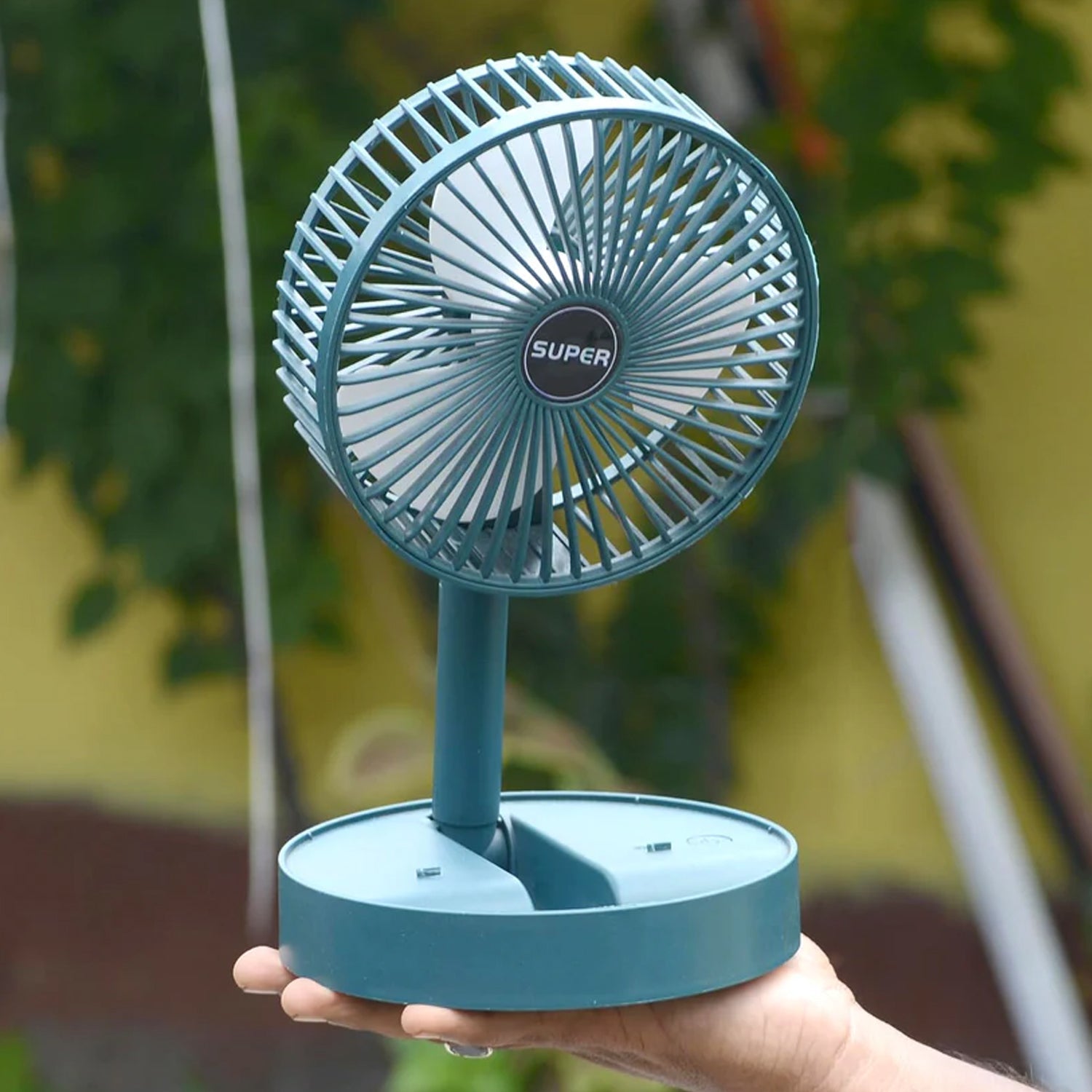 Telescopic Foldable Mini USB Desk Fan – Adjustable & Quiet Cooling - 4